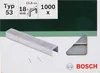 Bosch  Klammern Typ 53 - 11,4 x 0,74 x 18 mm 1000 Stk. Produktbild-Vorschau 1