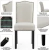 A collage of images showcasing the features of a dining chair. Podgląd zdjęcia produktu