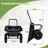 Dvojkolesové vozíky COSTWAY 78 l, nosnosť 100 kg, s Náhľad obrázku produktu 3