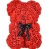 Orsacchiotto con petali di rosa, rosa, regalo, rose, 28 cm, Anteprima dell’immagine prodotto 6
