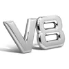 Emblema V8, scritta cromata, logo 3D, adesivo per auto, Anteprima dell’immagine prodotto 3