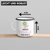Trendation - Beste Patentante Der Welt Emaille Tasse Produktbild-Vorschau 4