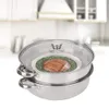 28 cm 2-layer-Dampfer Edelstahl Küche Kochsuppe Dampftopf Produktbild-Vorschau 3