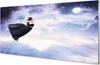 Glasbilder 140x70 Wandkunst Fee Himmel Wolken sichel Produktbild-Vorschau 1