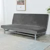 Elastischer Velours-Bezug für Schlafsofa / Couch 190–210 cm Produktbild-Vorschau 3