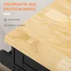 HOMCOM Küchenwagen rollbar Servierwagen Küchentrolley für Produktbild-Vorschau 7