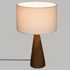 Lampka nocna z drewnianą podstawą, Ø 28 x 46 cm Podgląd zdjęcia produktu 3