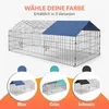 CADOCA® Freilaufgehege 180x75x75cm Sonnenschutz Auslauf Produktbild-Vorschau 8
