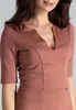Lenitif Formelle Frauenkleider Teresse K477 braun XL Produktbild-Vorschau 4