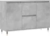 vidaXL Příborník betonový šedý 101,5x35x70 cm materiál na Náhled obrázku produktu 2