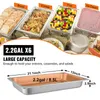 VEVOR contenitore in acciaio inox 6 pezzi contenitore per Anteprima dell’immagine prodotto 4