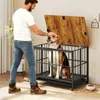 COSTWAY 97x64x75 cm klec pro psy, skládací, bouda pro psy s Náhled obrázku produktu 2