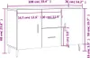 "Rabatt" Mehrzweckschrank/Vitrine/Sideboard - Modernes Produktbild-Vorschau 13