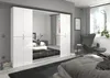 ProjektX armoire de rangement 4 portes blanche, miroir. Voir les images du produit 8