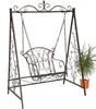 DanDiBo Hollywoodschaukel Metall Antik Gartenschaukel Produktbild-Vorschau 7