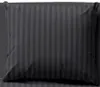 2er Set Damast Kissenbezug - Schwarz - 40x80cm - Dekokissen Produktbild-Vorschau 2