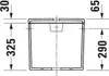 Duravit No.1 réservoir de chasse, raccordement à droite et Anteprima dell’immagine prodotto 12