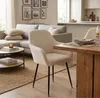 Husse - Stuhlhusse für Schalenstuhl mit Armlehne - Creme - Produktbild-Vorschau 4