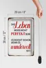 Blechschild Spruch 20x30cm Leben muss nicht perfekt sein Produktbild-Vorschau 6