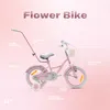 Vélo enfant 14 pouces 3-5 ans Vélo fleur rose Sun Baby Voir les images du produit 2