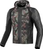 Bogotto Radic Motorrad Leder-/Textiljacke, grün/camouflage, Produktbild-Vorschau 1