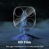 A product shot of a camera lens protector with a stylized background of a tree on an island at night. Produktbild-Vorschau