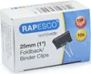 RAPESCO Foldback-Klammern Breite: 25 mm schwarz 10 Stück Produktbild-Vorschau 2