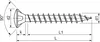SPAX Linsensenkkopf 4.5x 50 Vollgewinde Torx 20 Edelstahl Produktbild-Vorschau 4