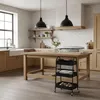 Mobilna szafka kuchenna Excellent Houseware, metalowa, Podgląd zdjęcia produktu 3