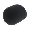 A black foam microphone windscreen is shown against a white background. Produktbild-Vorschau