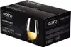 A black cardboard box for a set of KROSNO Harmony white wine glasses. Náhled obrázku produktu