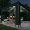 vidaXL Pavillon mit Doppeldach & LED-Lichterkette 3x3 m Produktbild-Vorschau 2