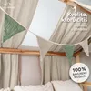 Vlajočková girlanda eukalyptová & svetlobéžová bez zlatej Náhľad obrázku produktu 3