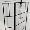 Paroi de douche avec pivot 80+40x195cm - Sérigraphie type Voir les images du produit 8