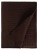 HOMLA MAURA: Dekoračná prikrývka z bavlny, hnedá, s Náhľad obrázku produktu 1