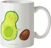 Mr. & Mrs. Panda Kaffeebecher Avocado Kern rollt - Weiß - Produktbild-Vorschau 1
