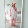 Pyjama Onesie Kigurumi Kostüm Verkleidung Rosa Einhorn XL: Produktbild-Vorschau 8