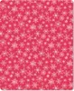 MuchoWow® Mauspad Mousepad Schneeflocke - Rot - Weiß - Produktbild-Vorschau 1
