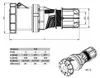 CEE-Adapter, Starkstrom-Adapterleitung Stecker 63A auf Produktbild-Vorschau 10