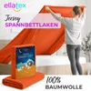EllaTex Jersey Kinder Spannbettlaken 70x140 Baumwolle – Produktbild-Vorschau 2