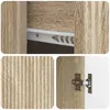 Komoda vidaXL z drewna dębowego Sonoma, 66 x 34,5 x 90 cm, Podgląd zdjęcia produktu 9