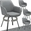 tectake® Drehbarer Armlehnstuhl Alicon gepolstert 57 x 59 x Produktbild-Vorschau 8