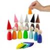 Montessori-Holzspielzeug "Steckpuppen in Tassen" Produktbild-Vorschau 6