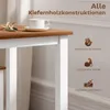 Set da pranzo HOMCOM, tavolo da pranzo, 4 sedie, set da Anteprima dell’immagine prodotto 5