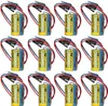 12 pièces Mitsubishi A6BAT ER17330V PLC batterie taille Voir les images du produit 1