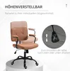Vinsetto Bürostuhl mit Rollen Drehstuhl Schreibtischstuhl Produktbild-Vorschau 4