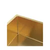Close-up view of the corner of a golden sink. Produktbild-Vorschau