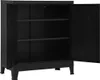 vidaXL úložná skriňa Industrial Black 90x40x100 cm oceľ Náhľad obrázku produktu 1