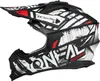 Oneal 2Series Glitch Motocross Helm, schwarz/weiß, S  Produktbild-Vorschau 4