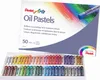 A box of Pentel Arts Oil Pastels with the pastels laid out in a tray. Voir les images du produit